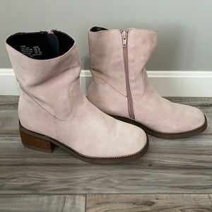 Pink leather upper boot 9 1/2